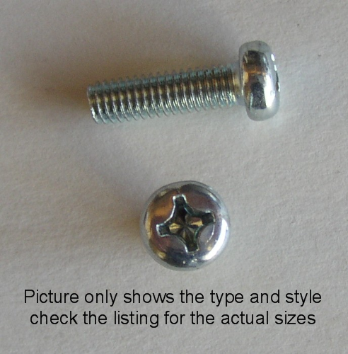 BZP Panhead Screw 6mmx 45mm
